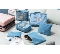 InnovaGoods – Set de bolsas organizadoras para maletas Luggan, 6 piezas