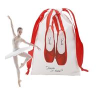 Bolsas para Almacenamiento De Zapatos - Funda De Cordón para Zapatos De Baile,Funda Organizadora Ligera Satin Lavable Accesorio De Ballet para Mujeres Y Niñas