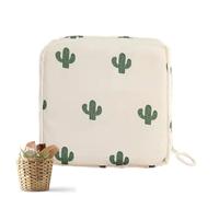 Bolsas para Almohadilla de período, Organizador de Almacenamiento Menstrual de 50 g, Sanitaria Impermeable, Soporte portátil para tampones, contenedor Compacto con Cremallera, Estuche de higiene