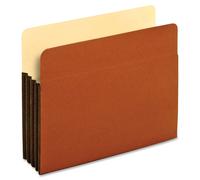 Bolsas para archivos Globe-Weis/Pendaflex de 3,5 pulgadas con fuelle Tyvek, tama o carta, color marr n, 10 bolsas por paquete (63264)