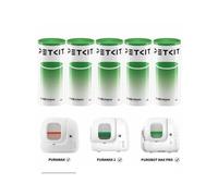 Bolsas para Arenero Automático Petkit Pack 5 Rollos 8 L Cierre Cordón Verde
