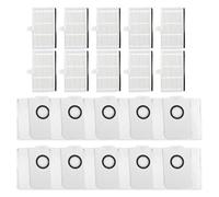 Bolsas para aspiradora Cecotec Conga 9590 9990 10090 AI Spin Ultra Power, paquete de 10, compatibles con aspiradoras robot Conga, pelo de mascotas y filtración