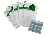 Bolsas para aspiradora, de microvellón, 6 unidades y 6 bloques aromáticos, adecuada para tu Vorwerk Kobold 140, 150, VK 140, VK 150