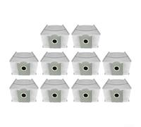 Bolsas para aspiradora Ecovacs para robots Deebot X9 Pro y X9 Pro, filtro de fibra fundida y contención segura del polvo, paquete de 4/10 (paquete de 10)