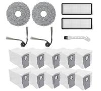 Bolsas para aspiradora Roborock QV 35A/QV 35S/S8 MaxV Ultra/Saros 10R/Q Revo/Qrevo S5V/Qrevo S/Qrevo Pro/Qrevo Master/Qrevo Slim/Qrevo Edge/Qrevo Curv (17 unidades)