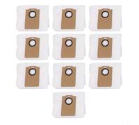 Bolsas para aspiradora Uninell UR3 Robot Meltblown Fibre Filtración Gran Capacidad Resistente a Desgarro Bloqueo de Fuga Bolsas de Polvo Paquete de 4 o 10 para Estación de Vaciado Automático (10