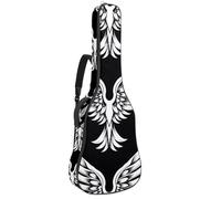 Bolsas para bajo con alas de ángel oscuro, bolsa para guitarra acústica de 40 y 41 pulgadas, funda impermeable para guitarra eléctrica Oxford para guitarra acústica clásica, ukelele, Alas de ángel