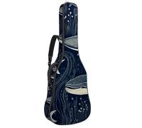 Bolsas para bajo con ballena marina profunda de fantasía, bolsa para guitarra acústica de 40 y 41 pulgadas, funda impermeable Oxford para guitarra eléctrica acústica clásica, ukelele, Fantasy Deep Sea