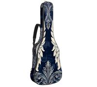 Bolsas para bajo con estampado artístico estético de alas de ángel, bolsa para guitarra acústica de 40 y 41 pulgadas, funda impermeable para guitarra eléctrica Oxford para guitarra acústica clásica,