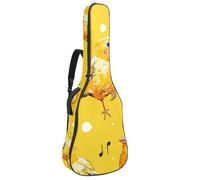 Bolsas para bajo con estampado de pájaros amarillos cantando, bolsa para guitarra acústica de 40 y 41 pulgadas, funda impermeable para guitarra eléctrica Oxford para guitarra acústica clásica,