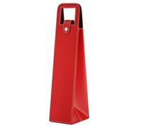 Bolsas para botellas de vino de cuero ecológico reutilizable para una | Bolsa de transporte de vino para cumpleaños, boda, día de San Valentín, cena, picnic, playa, fiesta, nación navideña