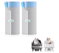 Bolsas para caja de arena para gatos Neakasa M1 y PetPivot Autoscooper 11, paquete de 40 bolsas automáticas para caja de arena para gatos a prueba de fugas