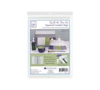 Bolsas para cosm?ticos June Tailor Zippity Doo (2) - Gris claro con cremallera