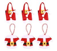 Bolsas Para Cubiertos Navideños - Decoración | Navidad | Decoraciones De Mesa Navideñas | Organizador De Almacenamiento De Utensilios | Paraa Cuchara, Cuchillo, Tenedor, Restaurante, Hotel, Fi