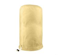 Bolsas para cubrir árboles de invierno para protección contra heladas de plantas con tela transpirable no tejida para ayudar a las plantas a sobrevivir al clima frío (250 x 350 cm, beige)