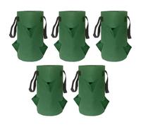 Bolsas para cultivar fresas 5 cajas textiles transpirables y colgables con