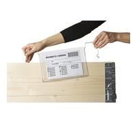 Bolsas para documentos con colgador de alambre, sin tapa de protección contra la lluvia, para formato DIN A4, UE 100 unidades