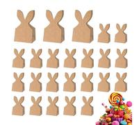 Bolsas para Dulces de Pascua - 24 Piezas Orejas de Conejo Decoración Primaveral | Bolsas Reutilizables para de Pascua | Para Detalles, Regalos, Snack, Galleta, Pastel,