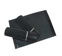 bolsas para envíos postales, Pack Of 100 Black Self Adhesive Plastic Poly Courier Bags Multiple Sizes(20x30cm(2.7g))