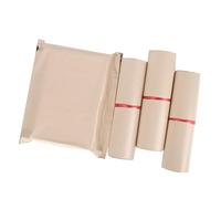 bolsas para envíos postales, Waterproof Poly Mailing Bags Pack Of 50 Beige Multiple Sizes(20x35cm 50pcs)