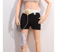 bolsas para estoma, Cinturón de soporte for bolsa ostomía fija y previene la hernia paraestomal en pacientes con colostomía. Incluye 2 correas for las piernas
