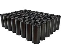 Bolsas para Excrementos de Perro con Dispensador, 40 Rollos 600 Bolsas Caca de Perro Bolsa de Basura para Mascotas (Bolso Negro + Dispensador, 40 Rollos, 600 Bolsos)