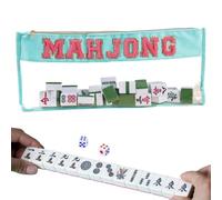 Bolsas Para Fichas De Mahjong | Estuche Transparente Portátil Para Fichas De Mahjong - Funda Protectora Transparente para Estudio Exteriores Diario Noche de Juegos Adultos Camping Fiestas Viaje