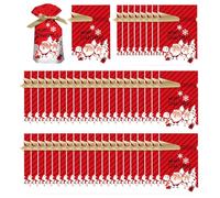 Bolsas Para La Navidad Con Cordón,Bolsas Coloridas Festivas Portátiles Navideñas 50 Piezas,Bolsa Con Cordón Para El Almacenamiento De Caramelos | Para Adultos, Amantes, Familia, Niños y Niñas