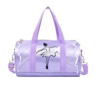 Bolsas para máquinas de coser para niños, vestido tutú, bolso de baile, personalizado para niñas, bolsa de viaje de bailarina, calendario de adviento, bolsas grandes, morado, talla única
