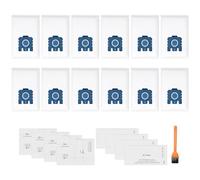 Bolsas para Miele Classic C1 Complete C2/C3, S227 S400i S600 S5000 y S8000 Series Aspiradoras, 12 Unidades Bolsas para Aspiradoras Eficientes con 4 Filtros de Protección del Motor