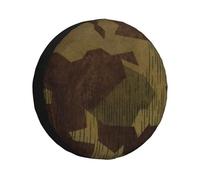 Bolsas para Neumáticos Camuflaje Camuflaje patrón sin Costuras Cubierta de neumático de Repuesto para SUV RV Camper Accesorios Protectores de Ruedas de Coche(8 Fish,15 Inch)