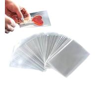 Bolsas para tartas, palitos de piruleta, palitos de pastel, corbatas de pan, lazos de bolsa, 300 piezas (bolsa transparente)