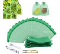 Bolsas para Uvas en Parra, 50 Piezas Bolsas De Protección De Frutas 23x17cm, Bolsas Uvas Proteccion, Bolsa para Proteger Fruta, Protección de Frutas Verdura contra Avispas Pájaros Moscas Insectos