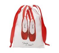 Bolsas para zapatos, bolsa de almacenamiento para zapatos de baile, bolsa organizadora de satén lavable, a prueba de polvo, accesorios de ballet para viajes, tras escenarios, cumpleaños, Rojo, Refer