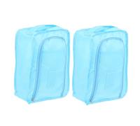 Bolsas para Zapatos Cremallera, 2 Piezas, Poliéster para Viaje | Separación en Maleta, Resistente al Agua, para Zapatos de Vestir y Deportivas, Cama