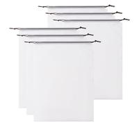 Bolsas para Zapatos De Viaje | Mochila Transparente con Cordón para Viaje Y Almacenaje De Calzado - Juego De 6 Fundas Organizadoras Grandes Y Portátiles para Mujeres Y Adolescentes En Maletas O Tren