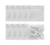 Bolsas Pastillas - Pack 10 Bolsitas Zip 8x8cm Antifugas | Pequeños Organizadores Suplementos Joyas Accesorios Cabello Manualidades Hogar Oficina Camping Viaje Orden