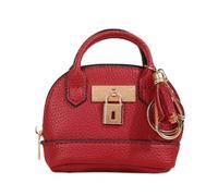 Bolsas pequeñas para llavero, monedero, organizador de piel sintética para mujeres, lápiz labial, tarjeta y cable de datos, solución de almacenamiento, Red, Talla única