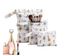 Bolsas pequeñas y secas húmedas - 3 piezas - impermeable e impermeable - para pañales con cremallera y asa para ropa, natación, traje de baño, pañal, playa, piscina, gimnasio,