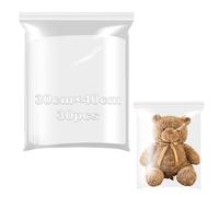 Bolsas Plastico Transparente 30x40cm Bolsas Autocierre Bolsas Zip Grandes 30 piezas Cierre Cremallera Perfecto Para Cocina Almacenamiento Ropa Joyería y Artículos Oficina