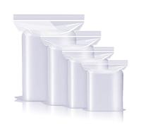 Bolsas Plástico Transparente Autocierre, Herméticas Pequeñas Para Almacenaje, Aplican a Nueces, Granos, Vestimenta, Manta - 20X28cm 50 Piezas