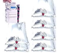 Bolsas plegables de almacenamiento agua emergencia transportadores sin BPA impermeables y resistentes a roturas para campamento senderismo picnic preparación ante desastres paquete 6