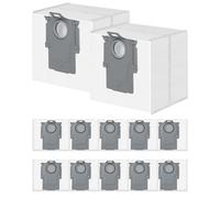 Bolsas polvo 3L, 12 unidades para S8+ S7 Q7 Q8 Q5 | Bolsas aspiradora con filtro 4 capas, compatibles con Roborock S8+/S8 Pro Ultra/S7 MaxV Ultra/Q7+, ideales para pelo mascotas