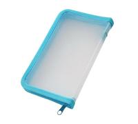 Bolsas portátiles con cremallera, transparentes resistentes al agua, organizador de recibos para escuela, oficina, viajes, almacenamiento esencial, bolsas transparentes con cremallera