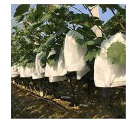 Bolsas Protección Fruta con Cordón, Bolsas de Malla de Tela no Tejida for Frutas y Verduras (Varios tamaños, Paquete de 100)(300x350mm 100PCS)