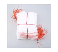 Bolsas Protectoras for Cultivo de Frutas con cordón, 100 Unidades, for Proteger Plantas, Flores y Verduras, de Malla Reutilizable, for Herramientas de jardinería.(25x35cm)