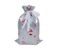 Bolsas Regalo Navidad 10 bolsas de regalo navideñas con cordón, grandes, for dulces y galletas, for decoración del hogar(16-29x43cm)