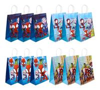 Bolsas Regalo, RosyFate 12 Pcs Bolsas para Regalos de Cumpleaños, Bolsas para Regalos Papel, para Navidad, Festivales, Cumpleaños, Fiestas