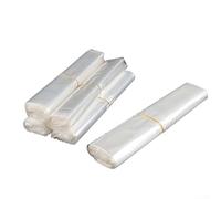 Bolsas retráctiles de embalaje POF, 100 unidades para un sellado eficaz, ideal para artículos de forma irregular, respetuoso con el medio ambiente (13 x 25 cm)