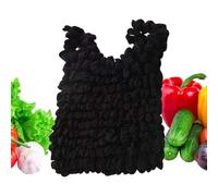 Bolsas Reutilizables Con Asas - Bolsa De Bolsillo Compacta Y Deformable, Tejido Ligero, Smart Shopper Lavable A Lavadora, Bolsa Ecológica Multiusos | Accesorio De Mercado Para El Market C, Negro